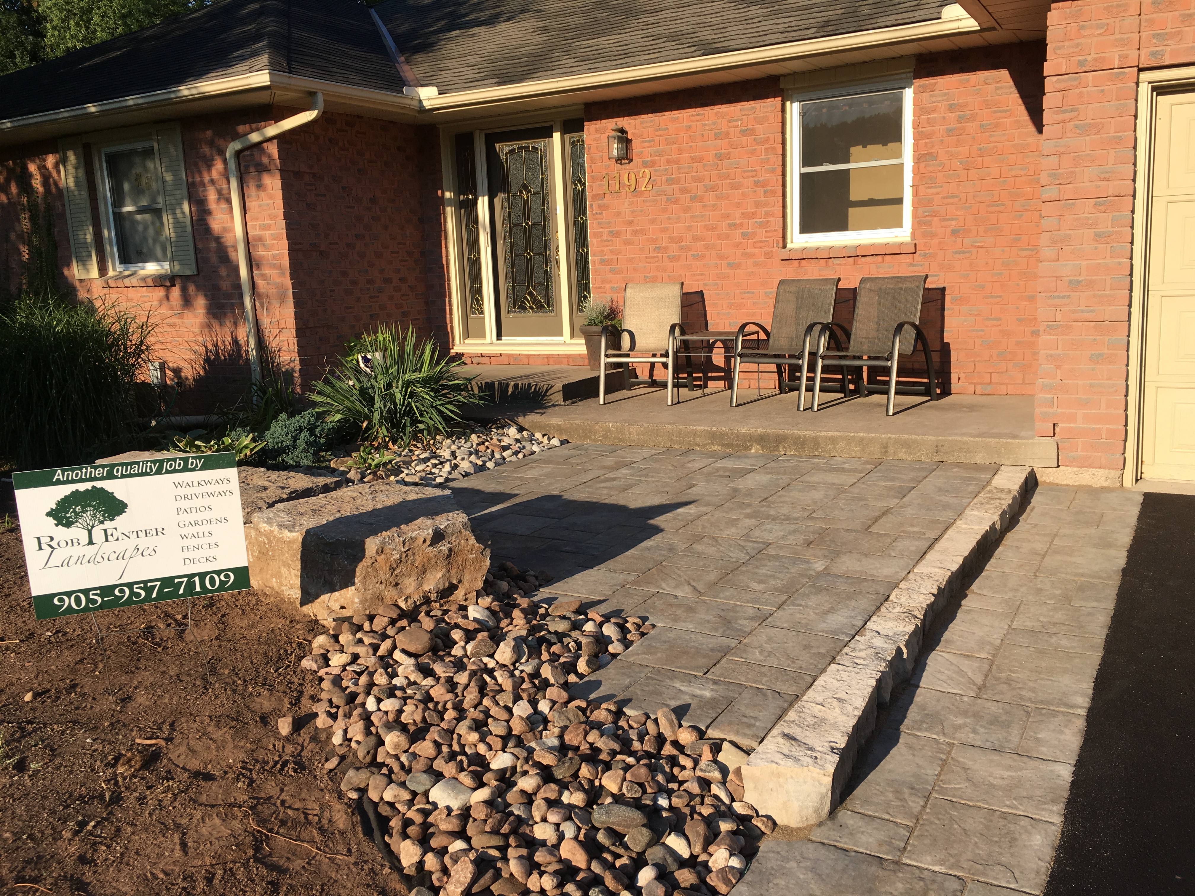 Need a New Beautiful Driveway? Call Rob Enter Landscapes