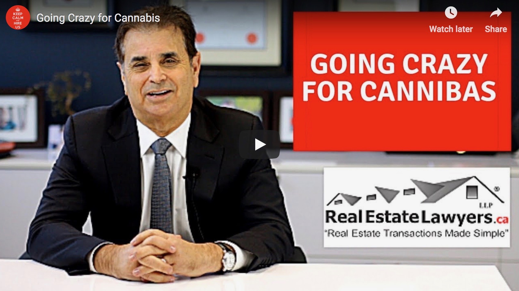 “Going Crazy for Cannabis” by Mark Weisleder