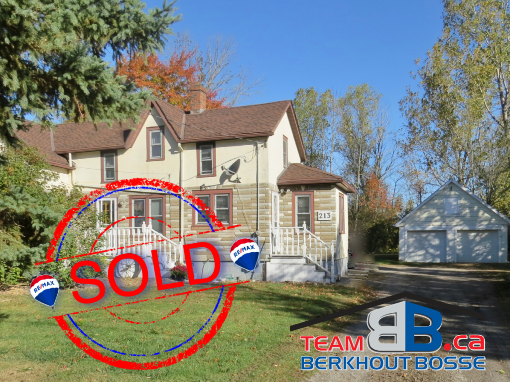 SOLD! 213 Chantler Rd., Welland Team Berkhout Bosse RE/MAX Niagara